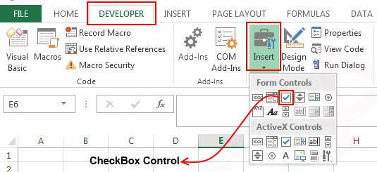 Insert-a-Checkbox-in-Excel